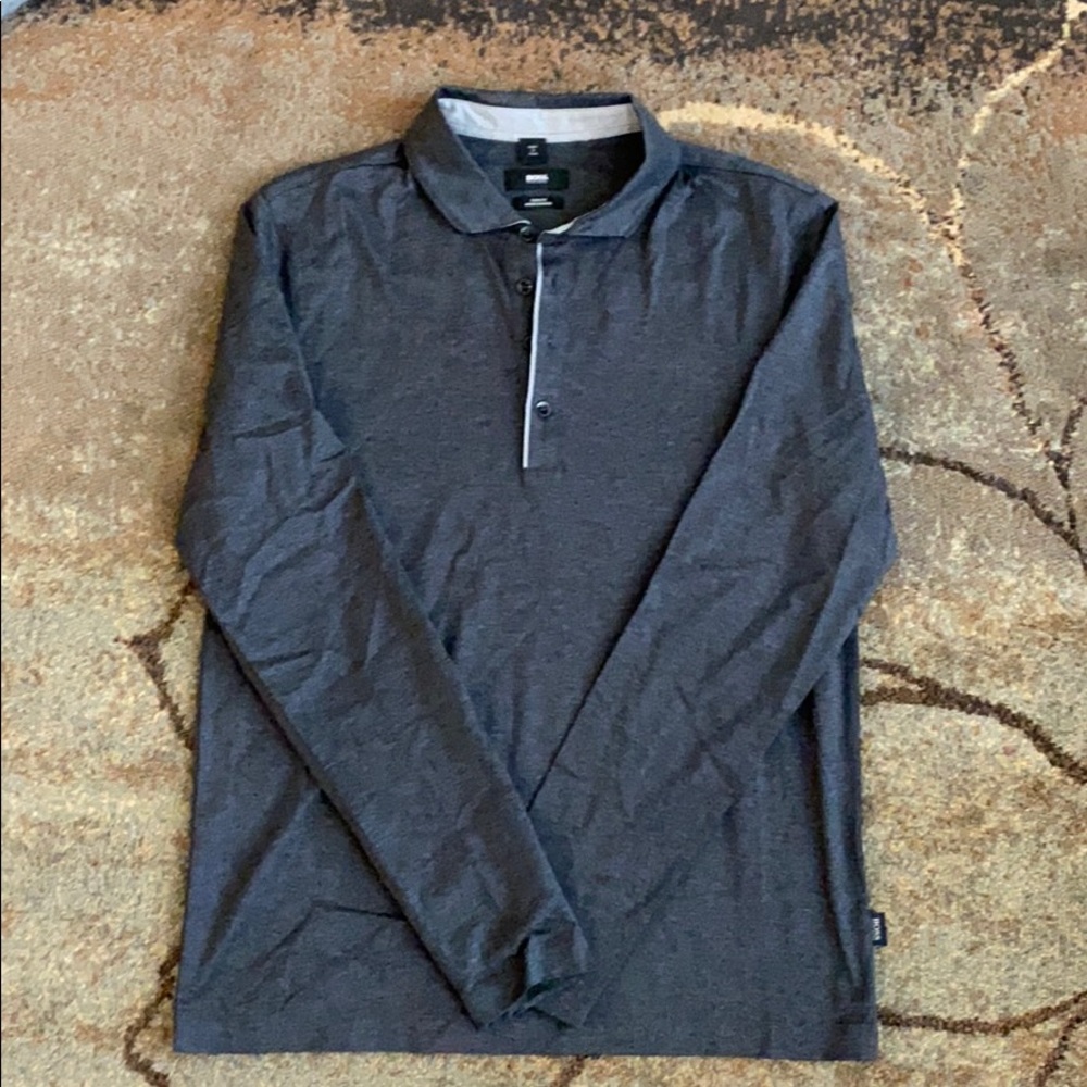 BOSS Long Sleeve Polo Medium Slim Fit